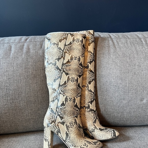 NEW. Cole Haan Tall Snakeskin style boot - NEW - Picture 5 of 6